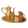 Kaffeeservice aus Vermeil-Silber (1.800 kg) 800, davon 1 … - Moinat - Silber
