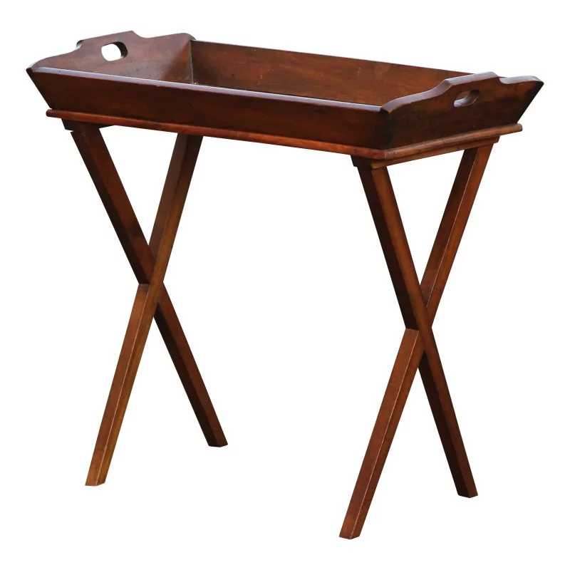Tabletttisch mit X-Beinen, 19. Jahrhundert - Moinat - Plattentische