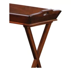 Tabletttisch mit X-Beinen, 19. Jahrhundert