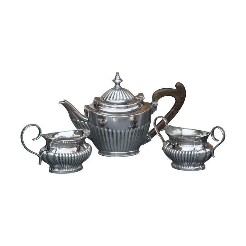 Set of 3 pieces including: 1 small teapot, milk jug … - Moinat - Decorating accessories