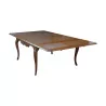 dining room table in walnut wood with 2 extensions of 60 … - Moinat - Dining tables