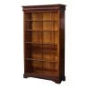 Grande bibliothèque Louis-Philippe en merisier avec 4 rayons … - Moinat - Etagères, Bibliothèques, Vitrines