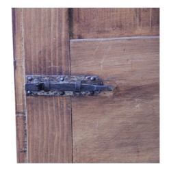 Tannenholzschrank mit Polizistenhut, Altholz, …