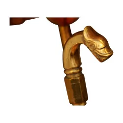 Fontaine ancienne en cuivre avec blason “Lion” sur la face, …
