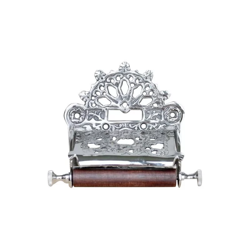 Halterung, Toilettenpapierhalter (Water Closet) aus Holz und … - Moinat - Dekorationszubehör