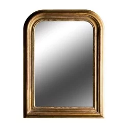 Napoleon III mirror, medium model, in gilded wood.