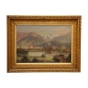 Tableau huile sur toile “Ville du canton de Berne” 20ème … - Moinat - Tableaux - Paysage