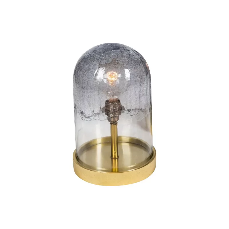 SMOKE kleine Glockenlampe mit leicht getöntem Glas. - Moinat - Tischlampen