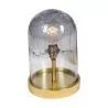 Lampe cloche petit modèle SMOKE avec verre légèrement fumé. - Moinat - Lampes de table