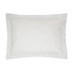 Le Vrai Bourdon pillowcase, 100% cotton, white colour,