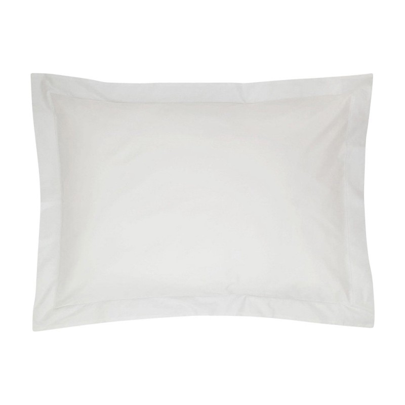 Le Vrai Bourdon pillowcase, 100% cotton, white color, from - Moinat - Bed linen Le Vrai Bourdon pillowcase, 100% cotton, white color, from - Moinat - Bed linen