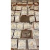 fully restored white tiled earthenware stove - Moinat - Fireplaces, Stoves