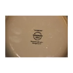 Wedgwood & Barlaston of Estruria Teeservice „Landscape“, in