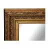 gilded wood mirror with patinated mirror, richly carved and … - Moinat - Mirrors