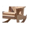 Fauteuil (Chaise à bascule) canadienne de jardin, rocking - Moinat - Sièges, Bancs, Tabourets