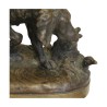Sculpture en bronze “Setter à la chasse*, signée sur la base à … - Moinat - Bronzes