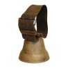 Cloche de vache en bronze avec décors de fleurs de montagne et - Moinat - Accessoires de décoration