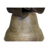 Bronze cow bell with mountain flower decorations and - Moinat - Decorating accessories