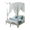 Noemie pillow from the DOR collection at Dorbena, with - Moinat - Bed linen