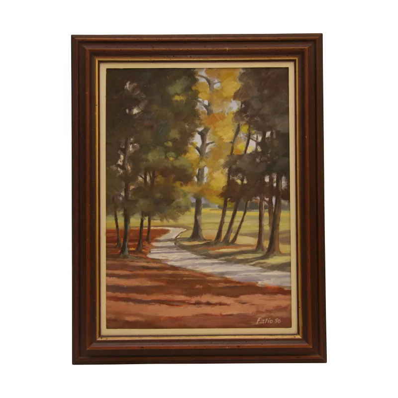 Gemälde „Herbstspaziergang“, signiert Fatio (Künstler Rollois). … - Moinat - VE2022/1