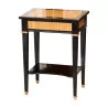 樱桃木和单板“Zebrano”床头柜…… - Moinat - End tables, Bouillotte tables, 床头桌, Pedestal tables