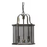 Suspension, chandelier, LIMOGES medium model in shiny nickel with … - Moinat - Chandeliers, Ceiling lamps