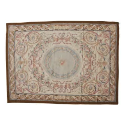Aubusson rug design 0081 Colours: Blue, brown, beige, pink, …