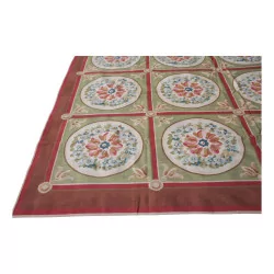 Aubusson rug design 0003 Colours: red, green, blue, beige, …