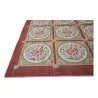 Aubusson rug design 0003 Colours: red, green, blue, beige, … - Moinat - Rugs