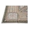 ковер Aubusson design 0282 Цвета: бежевый, зеленый, синий, коричневый - Moinat - Ковры