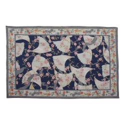 Tapis Aubusson dessin 415 - B Coloris : Bleu, beige, rouge, …