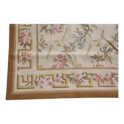 Tapis Aubusson dessin 0112 - I Coloris : Jaune, brun, beige, …