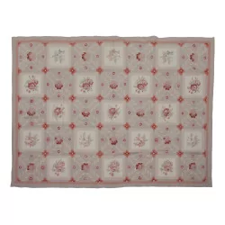 Tapis Aubusson dessin 0105 - W Coloris : beige, rouge, rose