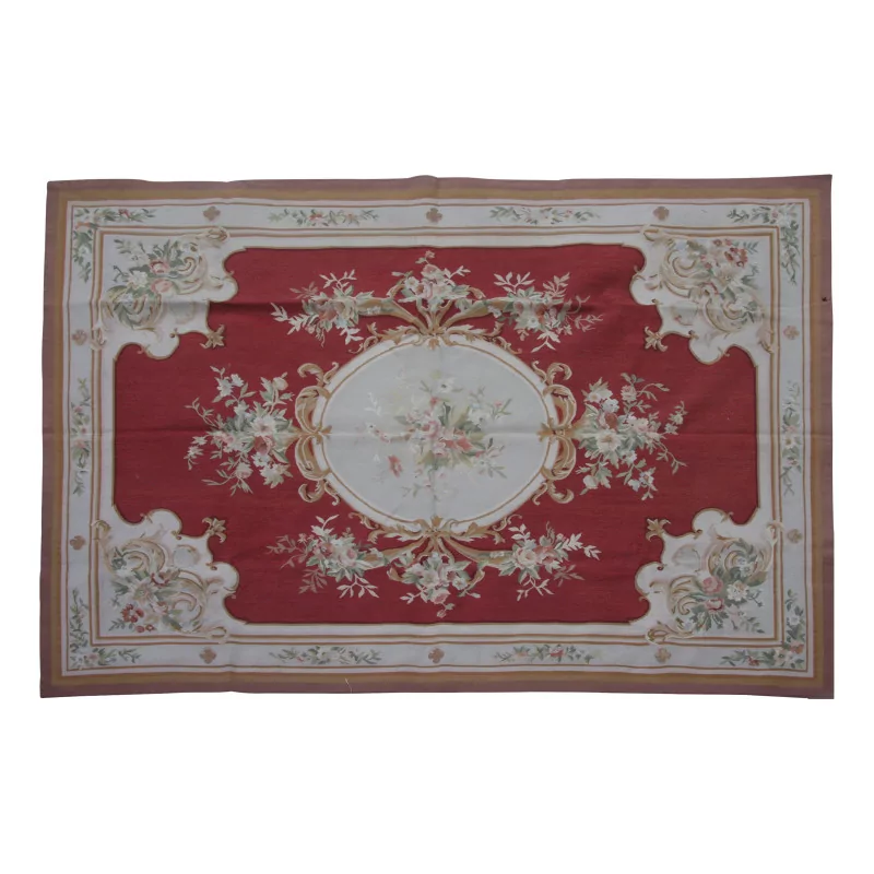 Aubusson rug design 0145 - R Colours: brown, beige, green, … - Moinat - Rugs