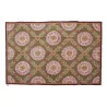 Aubusson rug design 0042 Colours: Pink, green, brown, yellow - Moinat - Rugs