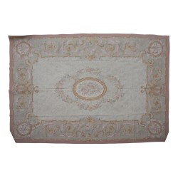 Aubusson 地毯设计 0158 颜色：绿色、粉色、棕色、蓝色……