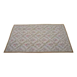 Aubusson 地毯设计 0386 - Y 颜色：蓝色、米色、粉色……