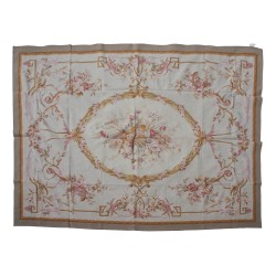 Aubusson 地毯设计 0195 颜色：粉色、米色、棕色……