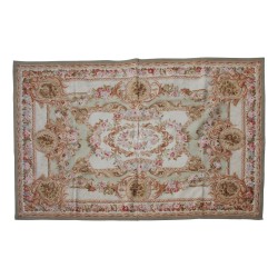 Aubusson 地毯设计 0356 - G 颜色：红色、蓝色、米色……