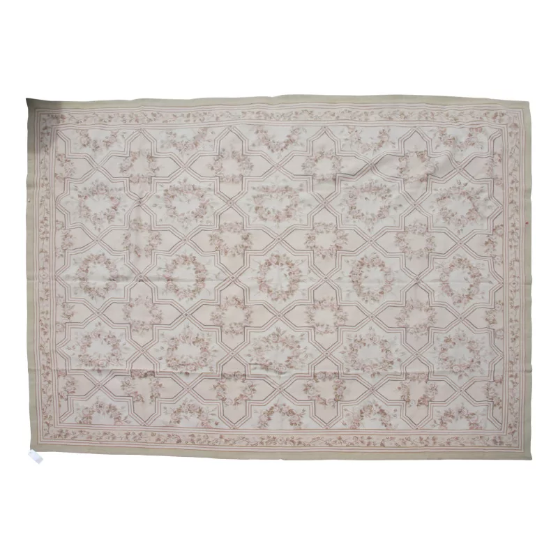 ковер Aubusson дизайн 0122 - A Цвета: бежевый, розовый, коричневый - Moinat - Ковры