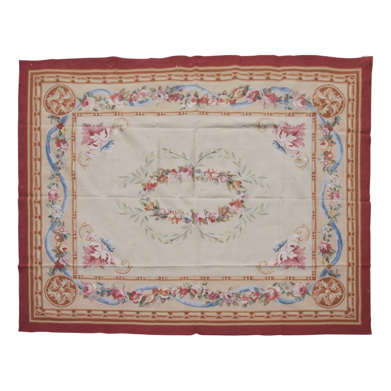 Aubusson 地毯设计 0053 颜色:蓝色、棕色、红色、绿色…… - Moinat - 地毯 Aubusson 地毯设计 0053 颜色:蓝色、棕色、红色、绿色…… - Moinat - 地毯