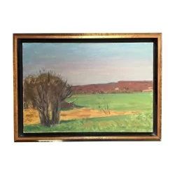 Painting, oil on canvas signed lower right Charles CHINET...