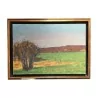 Painting, oil on canvas signed lower right Charles CHINET... - Moinat - Painting - Landscape