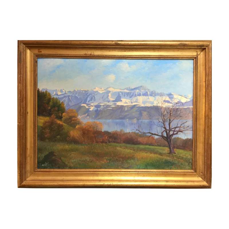 Painting, oil on panel signed lower right Albert … - Moinat - VE2022/1