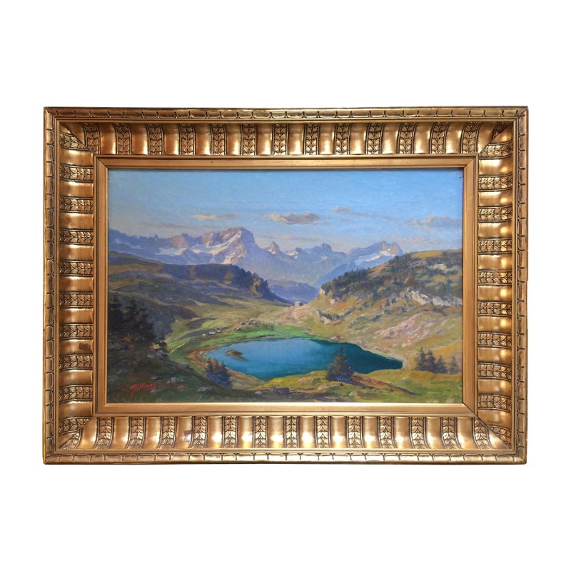 Gemälde, Öl auf Leinwand signiert links unten Vincent Aimé … - Moinat - Gemälden - Landschaften Gemälde, Öl auf Leinwand signiert links unten Vincent Aimé … - Moinat - Gemälden - Landschaften