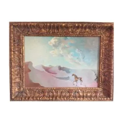 油画，布面油画，署名左下方 DAVID G. (XX), …