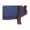 Pedestal table, low table, in blackened stained ash wood, 2 - Moinat - End tables, Bouillotte tables, Bedside tables, Pedestal tables