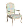Fauteuil de style Louis XV Régence recouvert de tissu … - Moinat - Fauteuils