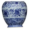 Chinese porcelain lamp in blue and white with - Moinat - Table lamps