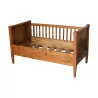 Child's bed with bars, stamped V.M.B transformed into a sofa... - Moinat - Bed frames